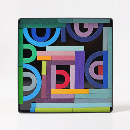 Magnet Puzzle Letter Shapes (Grimm's)