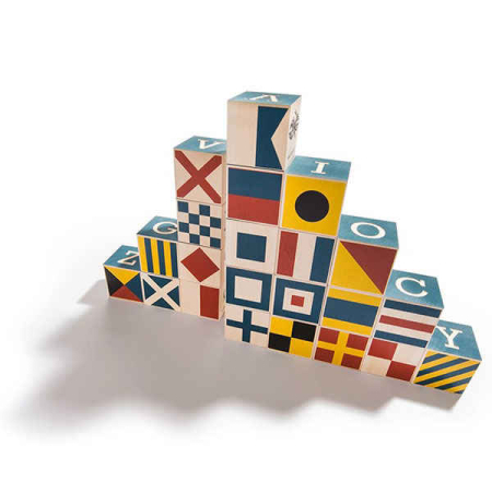 Nautical ABC Alphabet Blocks (Uncle Goose)