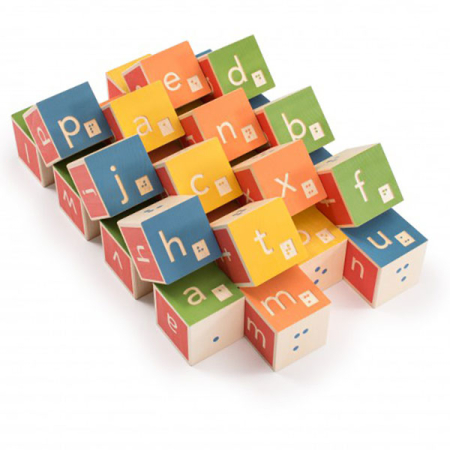 Braille ABC Alphabet Blocks (Uncle Goose)