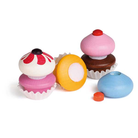 Cupcakes Pretend Food (Erzi)