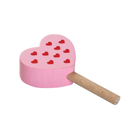 Ice Lolly Heart Raspberry Pretend Food (Erzi)