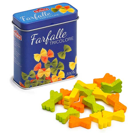 Farfalle in a Tin Pretend Food (Erzi)