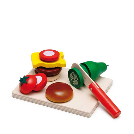 Cheeseburger Cutting Set Play Food (Erzi)