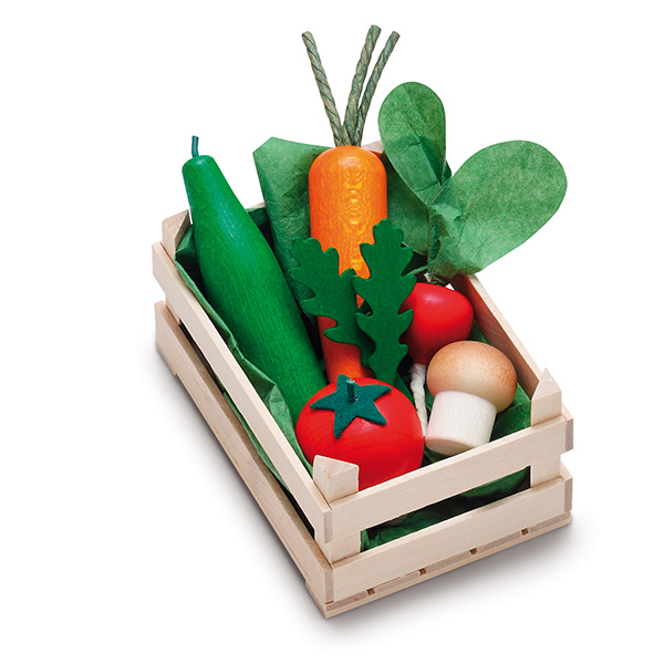 Vegetables in Crate Small (Erzi Play Food)