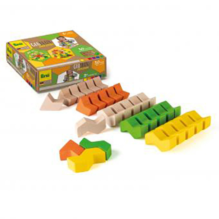 Erzi Building Blocks GeoBlox ZigZag RETIRED