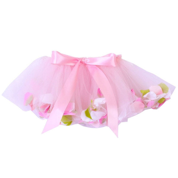Flower Tulle Skirt Pink Small (Fairy Finery)