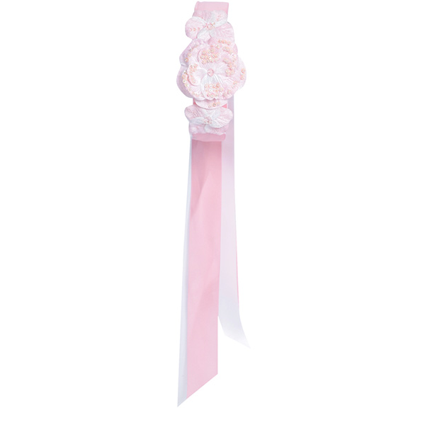 Ribbon Headband Velvet Pink (Fairy Finery)