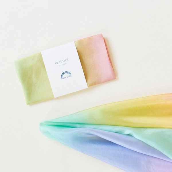 Soft Rainbow Playsilk (Sarah's Silks)