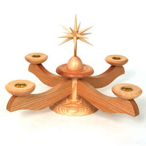 Large Advent Candelabrum  Natural