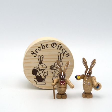 Rabbit Couple in a Spanbox
