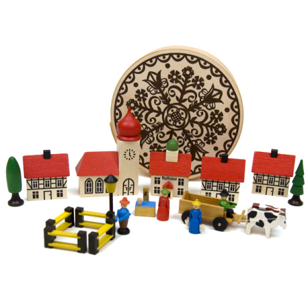 Miniature Town in a Box
