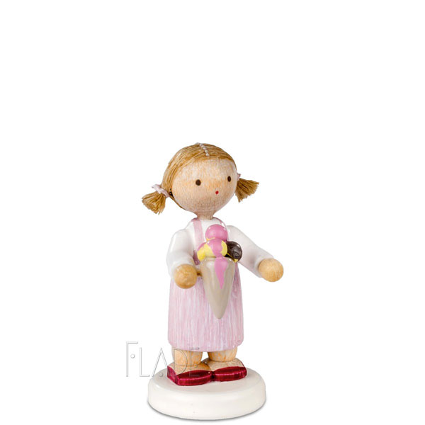 Little Girl with Ice Cream Figurine