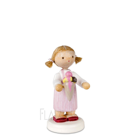Little Girl with Ice Cream Figurine