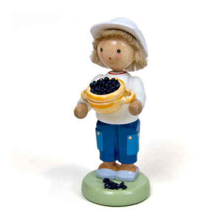 Boy with Blueberries Figurine (Flade)