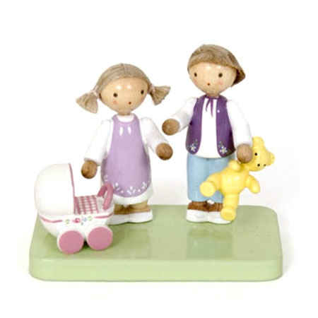 Brother and Sister Figurines (Flade)