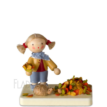 Little Girl with Hedgehog (Flade)