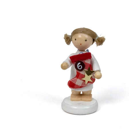 Angel with Christmas Stocking (Flade)