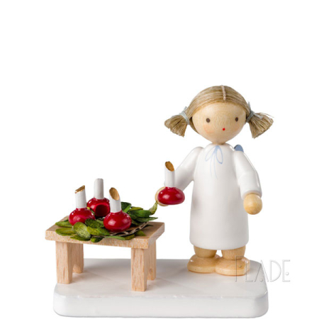 Angel with Advent Candelabrum (Flade)