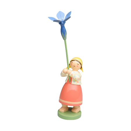 Girl with Spring Gentian (Spring: Wendt und Kuehn)