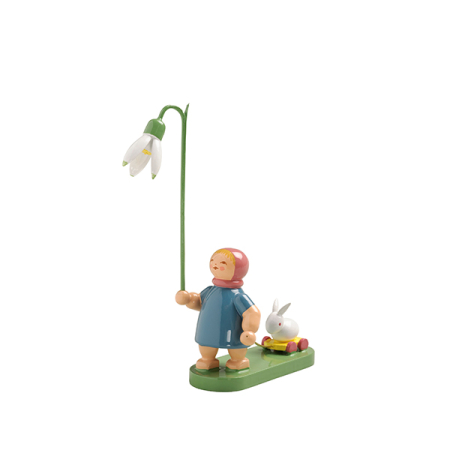 Girl with Snowdrop (Spring: Wendt und Kuehn)