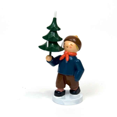 Boy with Tree Figurine (Wendt und Kuehn)