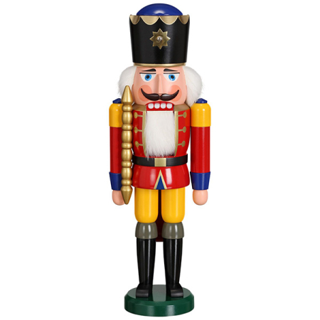 Seiffener Nutcracker King Red