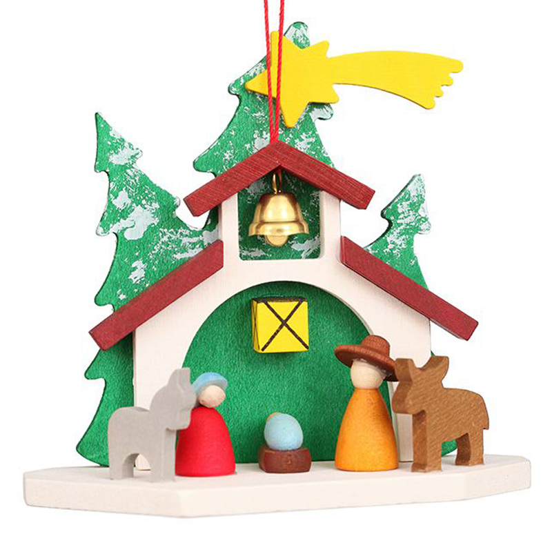 Chapel with Holy Family Tree Ornament (Ulbricht)