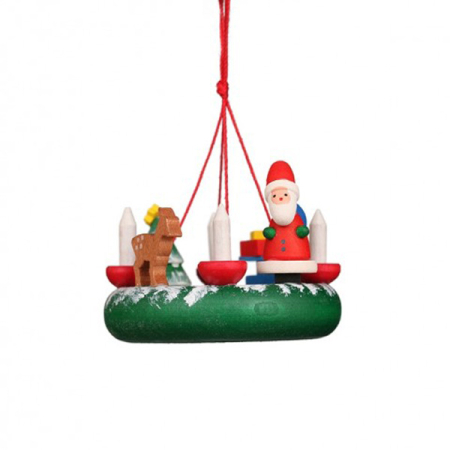 Wreath with Santa Ornament (Ulbricht)