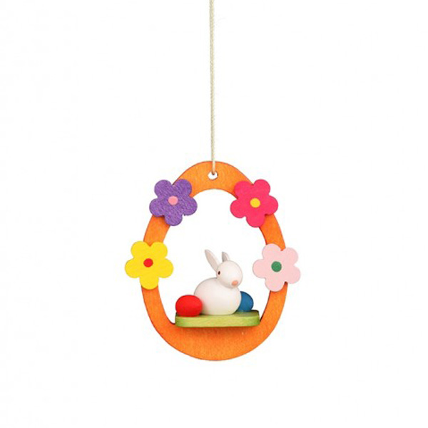 White Rabbit in Easter Egg Ornament (Ulbricht)