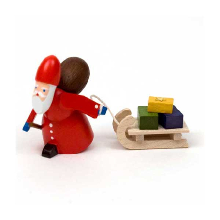 Santa Claus with His Sled Ornament