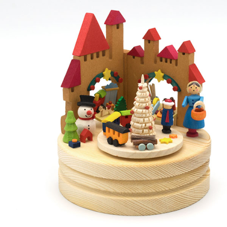 Wind-Up Music Box Christmas Market