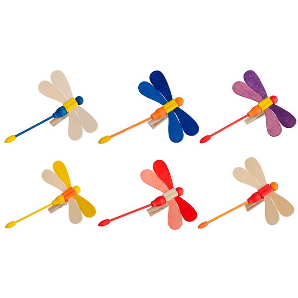 Dragonfly Clips (Set of 6)