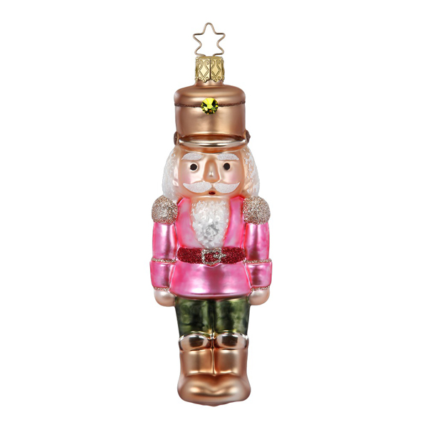 Nutcracker Glass Ornament 6in