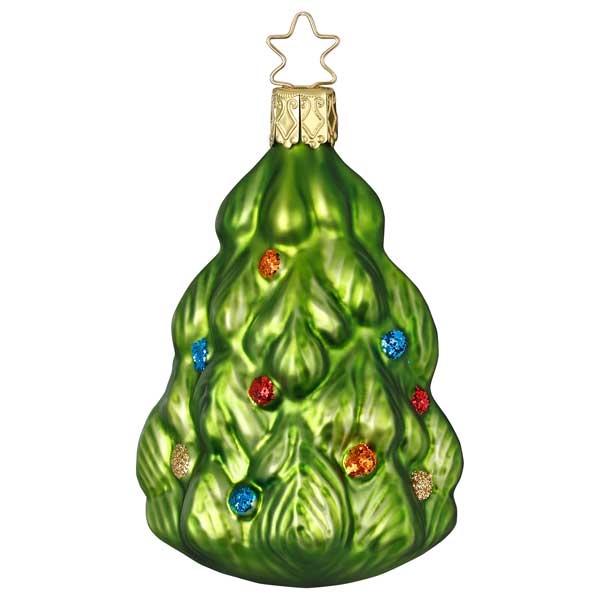 Fir Tree Glass Ornament