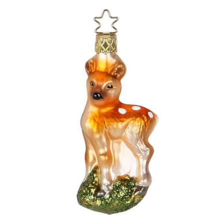 Fawn Glass Ornament