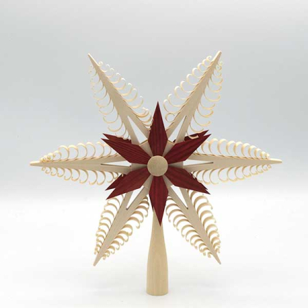 Spanbaum Tree Topper Red and Natural