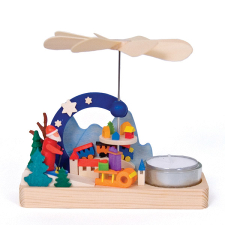 Miniature Pyramid with Santa Claus
