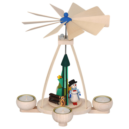 Snowman Tealight Pyramid (Graupner)