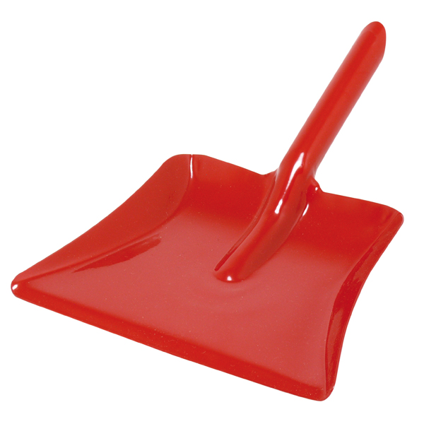 Red Metal Dustpan Montessori Toy