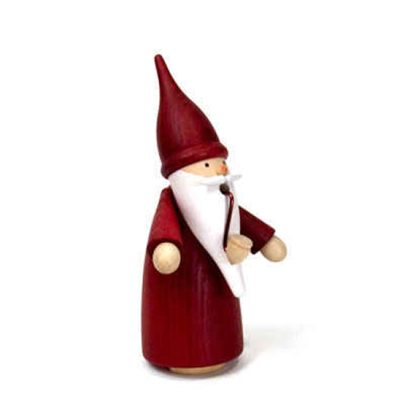 Dwarf Smoking Man in Red