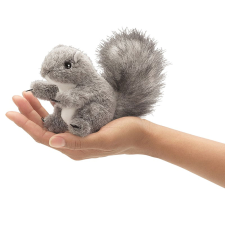 Mini Gray Squirrel puppet (Folkmanis)