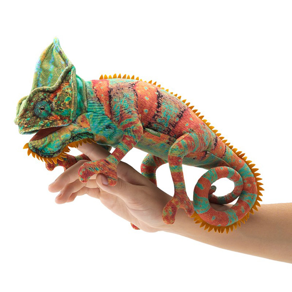Small Chameleon Hand Puppet (Folkmanis)