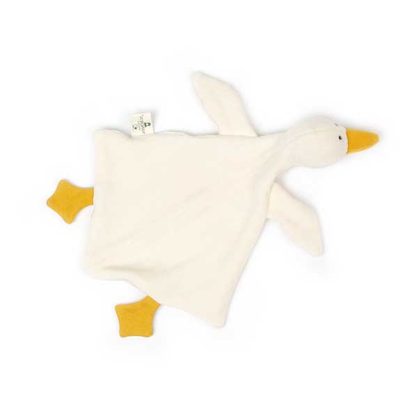 Fritzi the White Goose Blanket Doll (Nanchen)