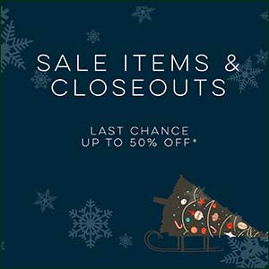 Warehouse deals and closeouts up to 50% off