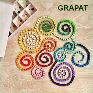 Grapat loose parts, mandalas and play sets New Grapat Dear Universe collection now online” class=