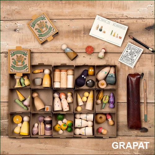 Grapat loose parts, mandalas and play sets New Grapat Dear Universe collection now online