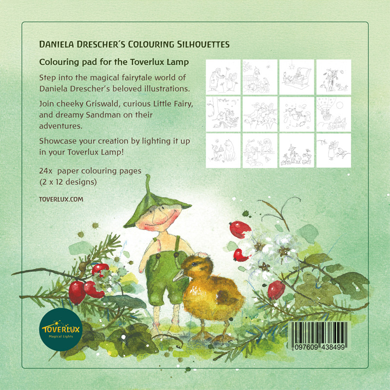 Daniela Drescher Coloring Book - 24 silhouettes