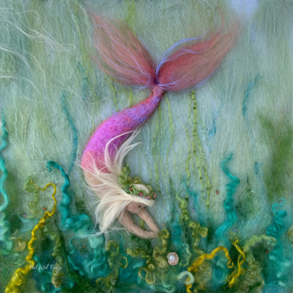 Het Wol Feetje - Mermaid Treasures Silhouette