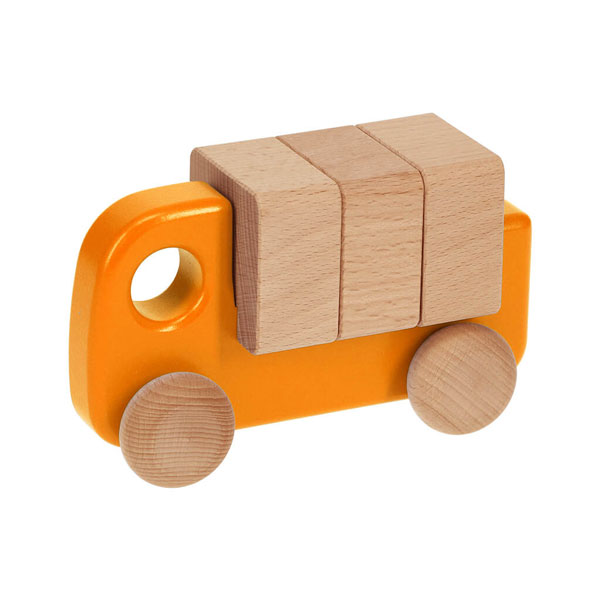 Small Orange Truck with Blocks (Bajo)