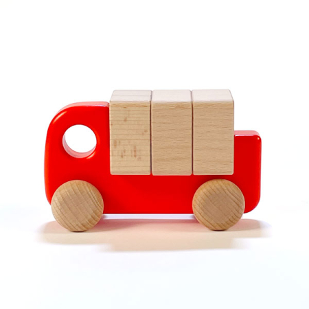 Small Red Truck with Blocks (Bajo)